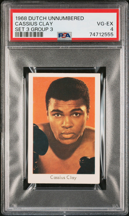 1968 Dutch Unnumbered Cassius Clay PSA 4 Trading Card