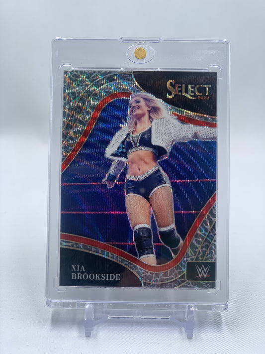 XIA BROOKSIDE 2022 Panini Select WWE RINGSIDE ELEPHANT SKIN PRIZM REFRACTOR SSP